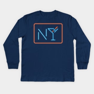 NY - Company Logo Kids Long Sleeve T-Shirt